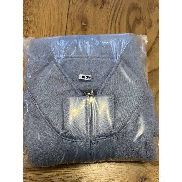 IZOD Blue Full Zip Fleece Jacket Women's Size Medium‎ Preppy Classic Athleisure - Picture 14 of 14